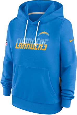 Nike Los Angeles Chargers Sideline Standard Issue Nike Womens Dri-FIT NFL Pullover Hoodie in Blue | 03C348Y97-SX8