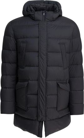 Herno Heren, Jassen, Grijs, Maat: M Polyamide