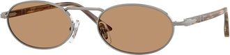 Persol PO1023S 513/53 Mens Sunglasses Gunmetal Size 55