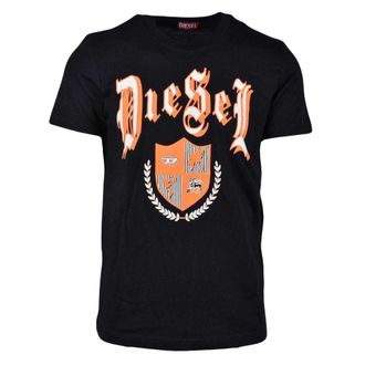 Diesel Unisex Middeleeuws T-shirt voor volwassenen (Zwart)