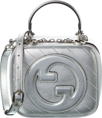 Gucci Blondie Top Handle Leather Shoulder Bag