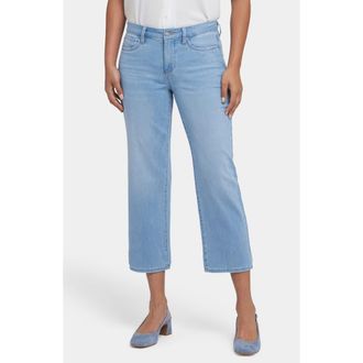 NYDJ Piper Crop Relaxed Straight Leg Jeans in Canary Beach at Nordstrom, Size 10P