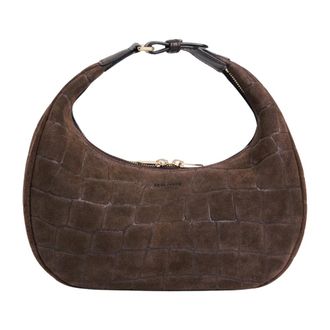 Le Tanneur Juliette Hobo Bag - Dames - Tassen - Bruin - Maat: ONE Size Katoen
