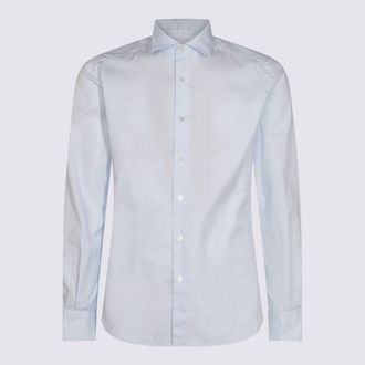 Glanshirt Light Blue Cotton Shirt
