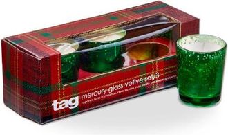 Tag Christmas Fir Mercury Votive Candle - Scented Holiday Decor in Green at Nordstrom