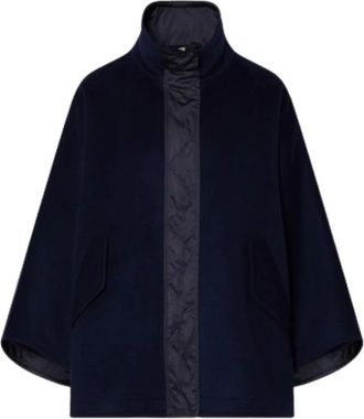Liu Jo Cape-stijl jas - Dames - Jassen - Zwart - Maat: XS Wol