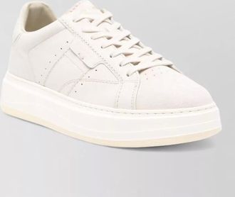 Woolrich leather panelled low-top sneakers