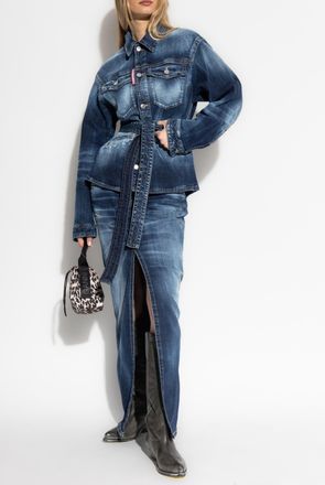 Dsquared2 Denim Skirt, Womens, Blue