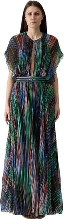 Just Cavalli Kleedjes - Dames - Maxi kleedjes - Veelkleurig - M - Kleedjes