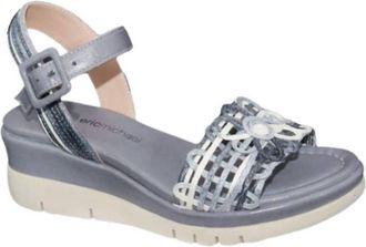 Eric Michael Womens Vivian Wedge In Blue
