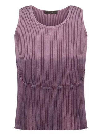 Lueder Stays ribbed top - men - Cotton - M - Purple
