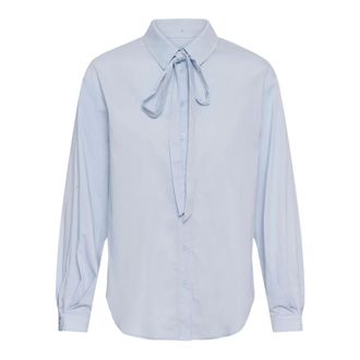 Cream Blouses & Hemden - Dames - Blouses & Shirts - Blauw - Maat: 3XL