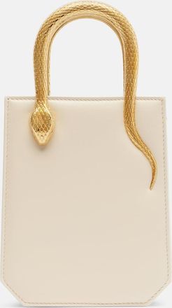 Bulgari Serpentine Small embellished leather tote bag