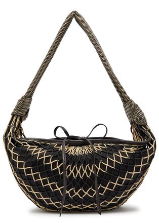 Christophe Lemaire X Filt Fortune Croissant Woven Shoulder bag - Beige - One Size