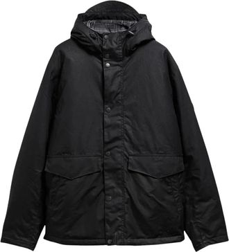 Barbour Everrett Waxed Jacket - - Jackets - Uomo - Nero - L