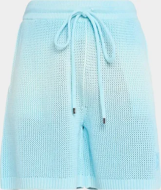 Amiri Men & apos;s Cotton Knit Drawstring Shorts