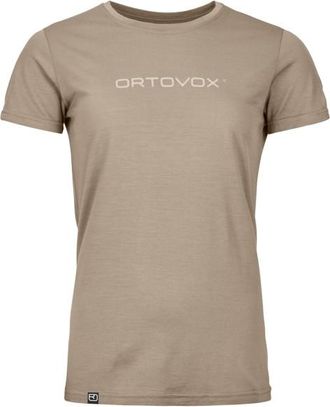 Ortovox 150 Cool Brand T-Shirt Merinoshirt f&uuml;r Damen | beige