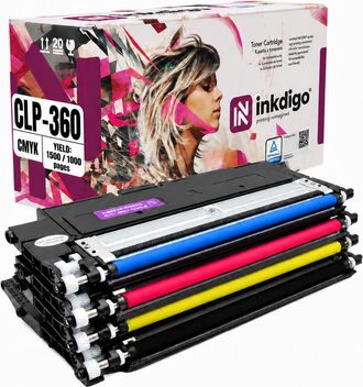 OEM Toner Inkdigo Clt-406s Compatibile Con Samsung Clp-360 Clx-3300 Xpress C410w, Certificato T&uuml;v