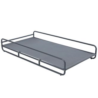 Oviala Estructura para chaise longue modular de jard&iacute;n en gris
