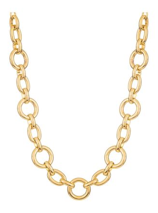 Federica Tosi charlotte Metallic Necklace With Chain-link Design In Gold Plated Bronze Woman