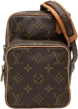 Louis Vuitton Pre-owned Cross Body Bags, female, Brown, Size: ONE SIZE Pre-owned Mini Amazone