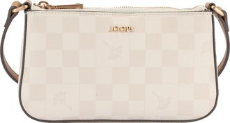 Joop Schultertasche JOOP cortina piazza eunike shoulderbag xshz1, Damen, Gr. B/H/T: 21,5cm x 12cm x 4cm, braun (birch), Kunstleder, Taschen Schultertasche,
