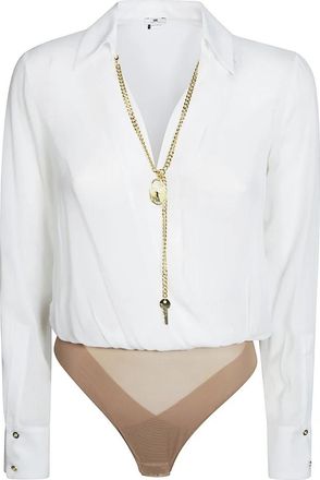 Elisabetta Franchi Body - Dames - Bodies - Beige - M - Tops