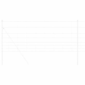Berkfield Home Modern Field Fence 1x100 m Galvanised Steel in Silver