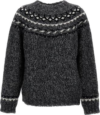 P.A.R.O.S.H. Classic Knit Sweater With Round Neckline