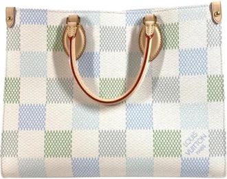 Louis Vuitton Pre-owned Vintage Damier Canvas Tote Bag - Dames - Vintage Shopper - Veelkleurig - ONE Size - Vintage
