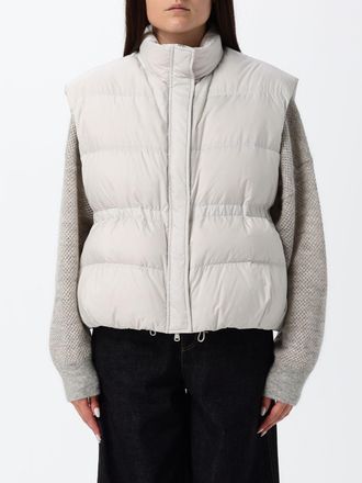 Brunello Cucinelli Gilet tecnico trapuntato idrorepellente con collo alto