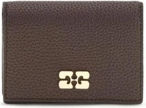 Ganni Portafoglio Bou con Patta - - Accessories - Donna - Marrone - ONE SIZE