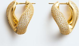Bottega Veneta Orecchini Prisma Chain - Bianco - Donna - U