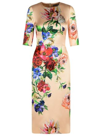 Dolce & Gabbana Viscose Dress Nude