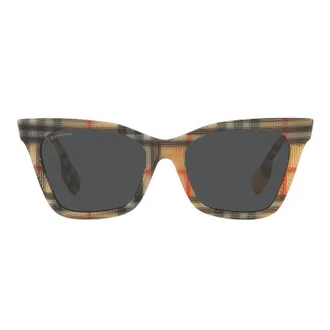 Burberry BE434639428G Vintage Check Cat-Eye Sunglasses - Multicolor