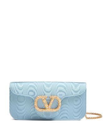 Valentino Garavani Loc&ograve; clutch bag - Blue