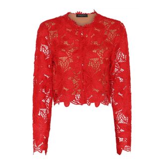 Bruuns Bazaar Blouses, female, Red, Size: S NypaBBToqa Jacket