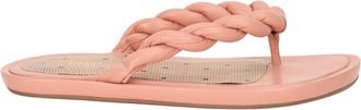 Red Valentino Leren Slippers - Dames - Slippers - Roze - 36 EU - Leer - Schoenen