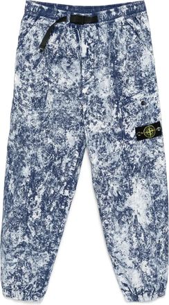 Stone Island printed cargo pants - Blue