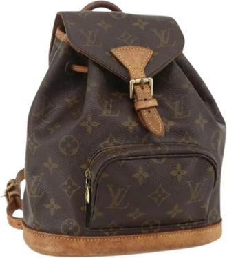 Louis Vuitton Pre-owned Backpacks, female, Brown, Size: ONE SIZE Pre-owned Vintage Monogram Backpack