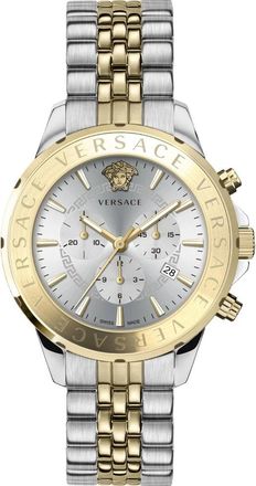 Versace Chrono Signature Horloge - unisex - Horloges - Veelkleurig - ONE Size - Accessoires