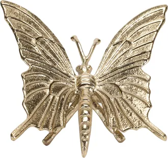Melrose International Modern Metal Butterfly Decor (Set of 2) - Gold