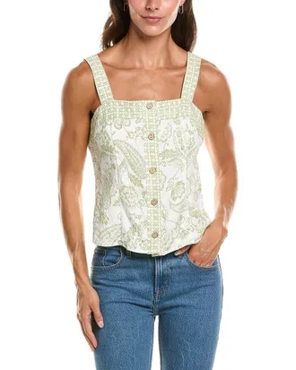 Vince Camuto Button-Down Tank