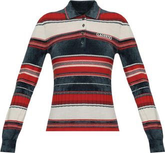 Lacoste Camisa Polo de Manga Larga - Tops - Mujer - Multicolor - L