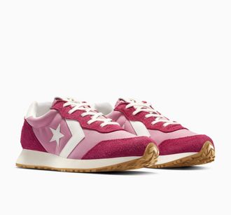 Converse Sneaker CONVERSE CONVERSE OMEGA TRAINER, Damen, Gr. 37,5, rosa (cliffside rose, sporty berry), Leder, Schuhe Sneaker