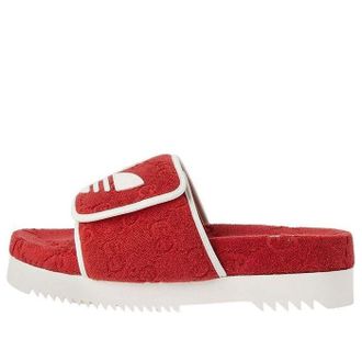 Gucci x adidas GG Platform Sandal Red Cotton Sponge 702412-UU010-6560