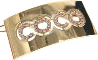 Chanel Pre-owned Metalen Haaraccessoire - Dames - Vintage Accessoires - Roze - ONE Size - Vintage