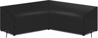 OEM Funda De Sof&aacute; De Jard&iacute;n En Forma De V, Impermeable, Resistente Al Viento, Anti-uv, Tela Oxford 420d, Funda De Sof&aacute; Para Exterior, 215 X 215 X 85 X 64/