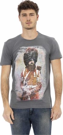 Trussardi Valiant T-shirt - Heren - T-shirts - Grijs - XL - Katoen - Tops