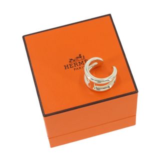 Herm&egrave;s Silver Silver 925 Band Ring (Pre-Owned)